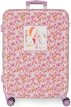 Pepe Jeans Sandra plecak szkolny, różowy, regulowane paski na ramię dla wygodnego przenoszenia, różne przegródki od Joumma Bags, , 68x48x26 cms, średnia walizka