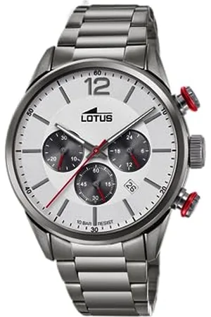 Lotus Męski zegarek kwarcowy chronograf z paskiem ze stali nierdzewnej 18686/1