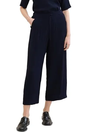 TOM TAILOR Damskie spodnie Culotte Crinkle, , 34W / 28L