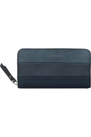 TOM TAILOR Bags Ellen portfel damski portmonetka zamek błyskawiczny niebieski, , 20x2,5x10,5, 002750