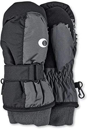 Sterntaler Unisex dziecięce kciuki, ściągacz z dzianiny i zapięcie na rzepy, szare żelazo, 2