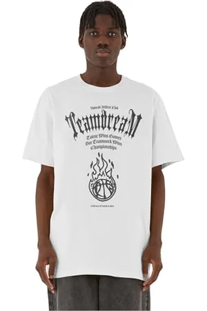 Mister Tee Upscale Męski T-shirt Teamdream Heavy Oversize Tee z nadrukiem, dla mężczyzn, oversized fit, Streetwear, , 4XL
