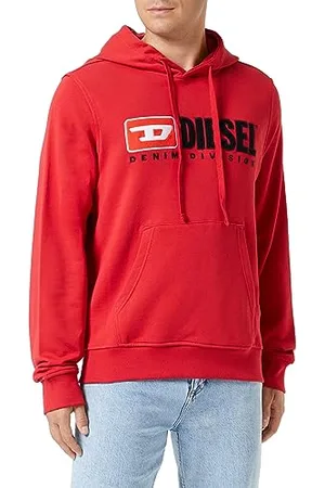 Diesel S-Ginn-Hood-DIV Sweat-Shirt Bluza Unisex Dorosły, , XL