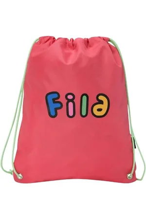 Fila Uniseks Kids LIMAY Funny Logo Small Sport Drawstring Backpack, Pink Lemonade, , Size 40x32 cm