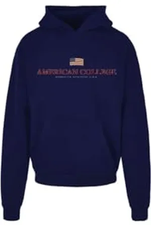 American College Bluza z kapturem Bluza z kapturem Enfants Garçon Fille Bluza Unisex Dzieci, Granatowy, 14 lat