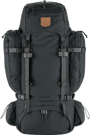 Fjällräven 24200025-037 Kajka 65 S/M plecak sportowy unisex czarny węgiel rozmiar jeden rozmiar, czarny węgiel czarny, standardowy rozmiar, sportowy, , Jeden rozmiar, Sport