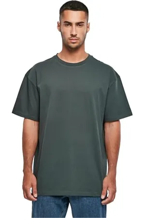 Build Your Brand Męski T-shirt Heavy Oversize Tee, Basic T-shirt dla mężczyzn, oversized fit, bawełna, , 3XL