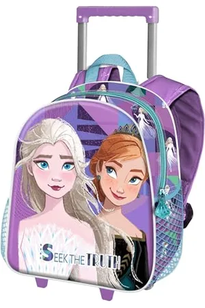 Disney Frozen 2 - Kraina Lodu Truth-Plecak Basic z Wózkiem, Lila, 31 x 48,5 cm