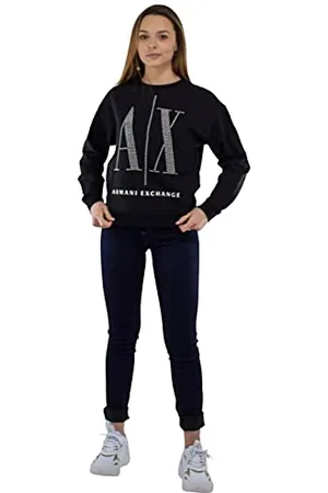 Armani Exchange Damska bluza Studded Icon, , XS