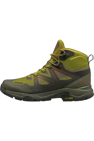 Helly Hansen Męskie buty trekkingowe Cascade Mid Ht Day, NEON Moss/Utility Green, 9 UK, , 43 EU