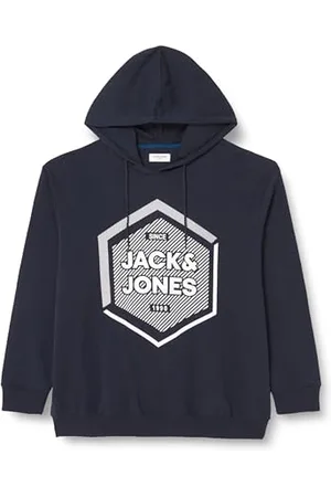 JACK & JONES Jjstein Sweat Hood męska bluza z kapturem, , L