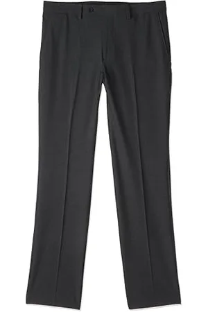 DKNY Klasyczne spodnie męskie, Antracyt, lity, 42W / 30L