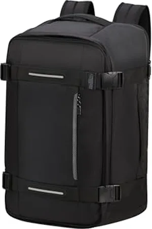 American Tourister American Tourist Urban Track - Travel Backpack, 55 cm, 44 L, Czarny (Asphalt Black)