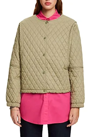 ESPRIT Edc by Kurtka damska, zielony khaki, M