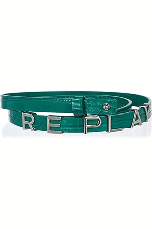 ESPRIT Replay Pasek damski, 403 Zielony (Grass Green), 85