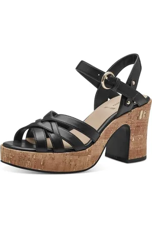 QS by s.Oliver Damskie sandały 5-28315-42 z obcasem, , 39 eu