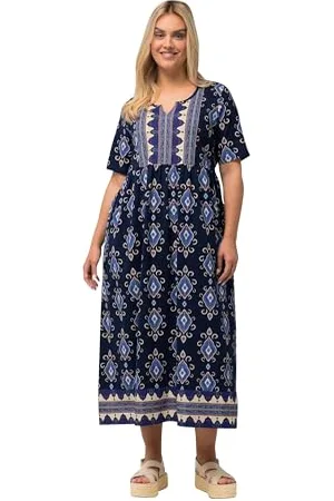 Ulla Popken Damska sukienka midi, , 50-52