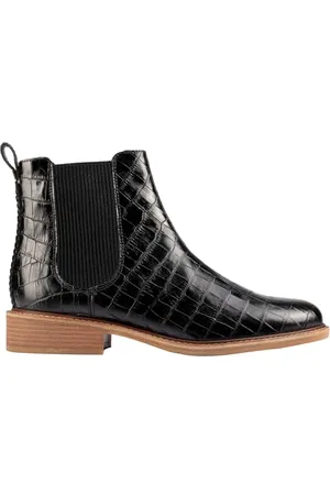 Clarks Premium Damskie buty Cologne Arlo2 Chelsea Boot, Black Croc, 36 EU, , 36.5 EU