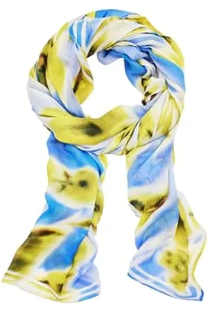 Desigual M24SAWA09-FOU_Flora Foulard, Blue, One Size, , jeden rozmiar