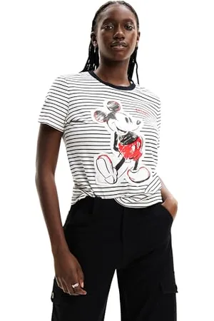Desigual TS_Mickey Patch, 1000 Blanco, M, , M