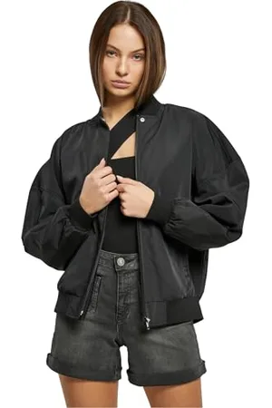 Urban classics Damska kurtka damska z recyklingu, oversized Light Bomber, , 4XL