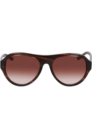 DKNY Damskie okulary przeciwsłoneczne DO514S, Cherrywood Horn, jeden rozmiar, , Rozmiar uniwersalny