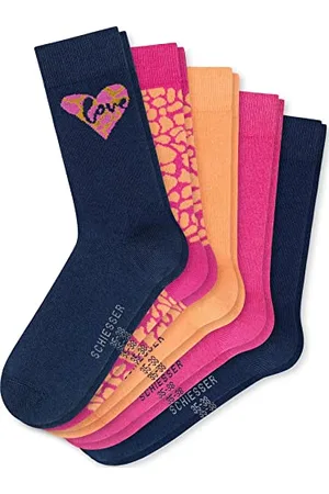 Schiesser Mädchen Teens 5 PACK Socken Strümpfe - Größe 31 bis 42