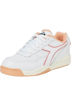 Diadora Winner, Trampki Unisex-Dorosły, Białe/Pale Peach, 41 EU, , 41 EU