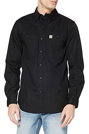 Carhartt Męska wytrzymała profesjonalna koszulka robocza z długim rękawem, , S