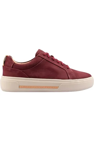 Clarks Premium Damskie buty sportowe Hollyhock Walk, bordowe, 38 EU, , 38 EU