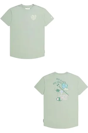 Champion Rochester 1919 Eco Future G - Circular Recycled Cotton Comfort Graphic S/S Casual Strój, , 9-10 lat dziewczynek i dziewcząt SS24