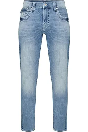 True Religion Męskie dżinsy Ricky Straight Fit Flap Pocket Jean, Light Breakers, 42