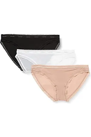 Calvin Klein 3-pak damskich majtek w kształcie bikini, 3 sztuki ze stretchem, , XS