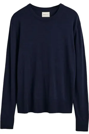 GANT FINE Knit C-Neck, , XXL