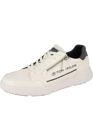 TOM TAILOR Męskie buty typu sneaker 5382003, białe, rozmiar 45, , 45 EU