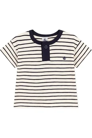 Petit Bateau A09PY T-shirty damskie, Avalanche/Smoking, 3 miesiące dla dzieci, , 3 mesi