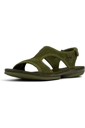 Camper Damskie sandały Right Nina K201645 T-Strap, zielone 001, 40 EU, , 40 EU