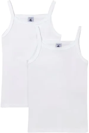 Petit Bateau 2 Koszule BRETELLESvarian14A, , 14 lat