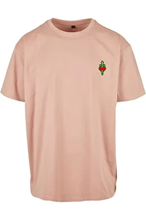Mister Tee Unisex Santa Monica Oversize Tee T-Shirt, bursztyn, M