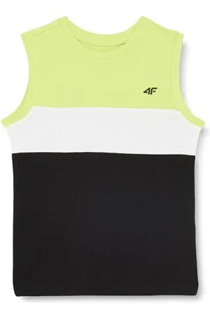 4F Sleeveless M038 Lemon Neon 128 dla DZIECKA, , 128