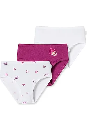 Schiesser Mädchen 3 PACK Slips Unterwäsche Feinripp - 100% Organic Bio Baumwolle - Größe 92 bis 140