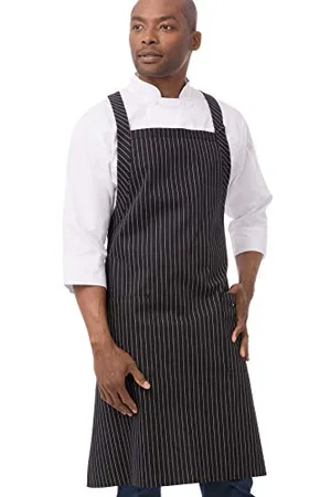 Chef Works Fartuch na szelkach unisex z krzyżem, , rozmiar uniwersalny