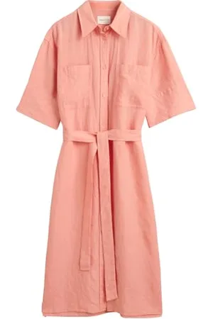GANT REL Linen SS Shirt Dress, , 34