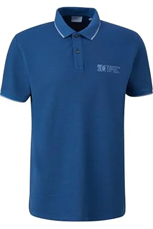 QS by s.Oliver Męska koszulka polo z nadrukiem logo, , S