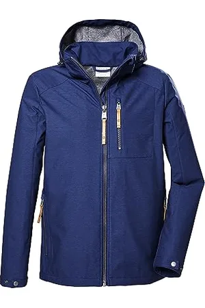 G.I.G.A. DX by killtec Panowie Kurtka typu softshell z odpinanym kapturem/kurtka outdoorowa GS 7 MN SFTSHLL JCKT, M, blue, 41491-000