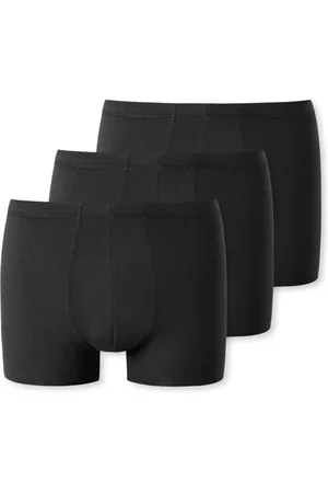 Schiesser Herren 3PACK Boxershort mit weichem Bündchen - Baumwolle Stretch