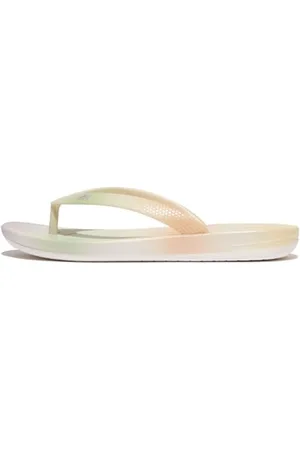 FitFlop IQUSHION dziecięce klapki ombre-perłowe, miejskie białe/mix, 13 UK dziecko