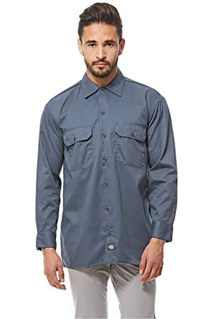 Dickies Męska koszulka z długim rękawem niebieska XL, , XL