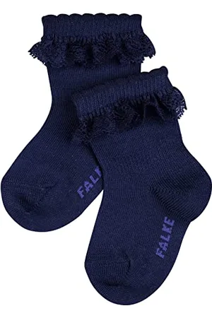 Falke Uniseks - niemowlęta Skarpety Romantic Lace B SO Bawełna jednokolorowe 1 Para, , 80-92