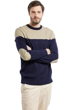 Armor.lux Żakard Długi Rękaw Sweter J7 Deauville, , XXL